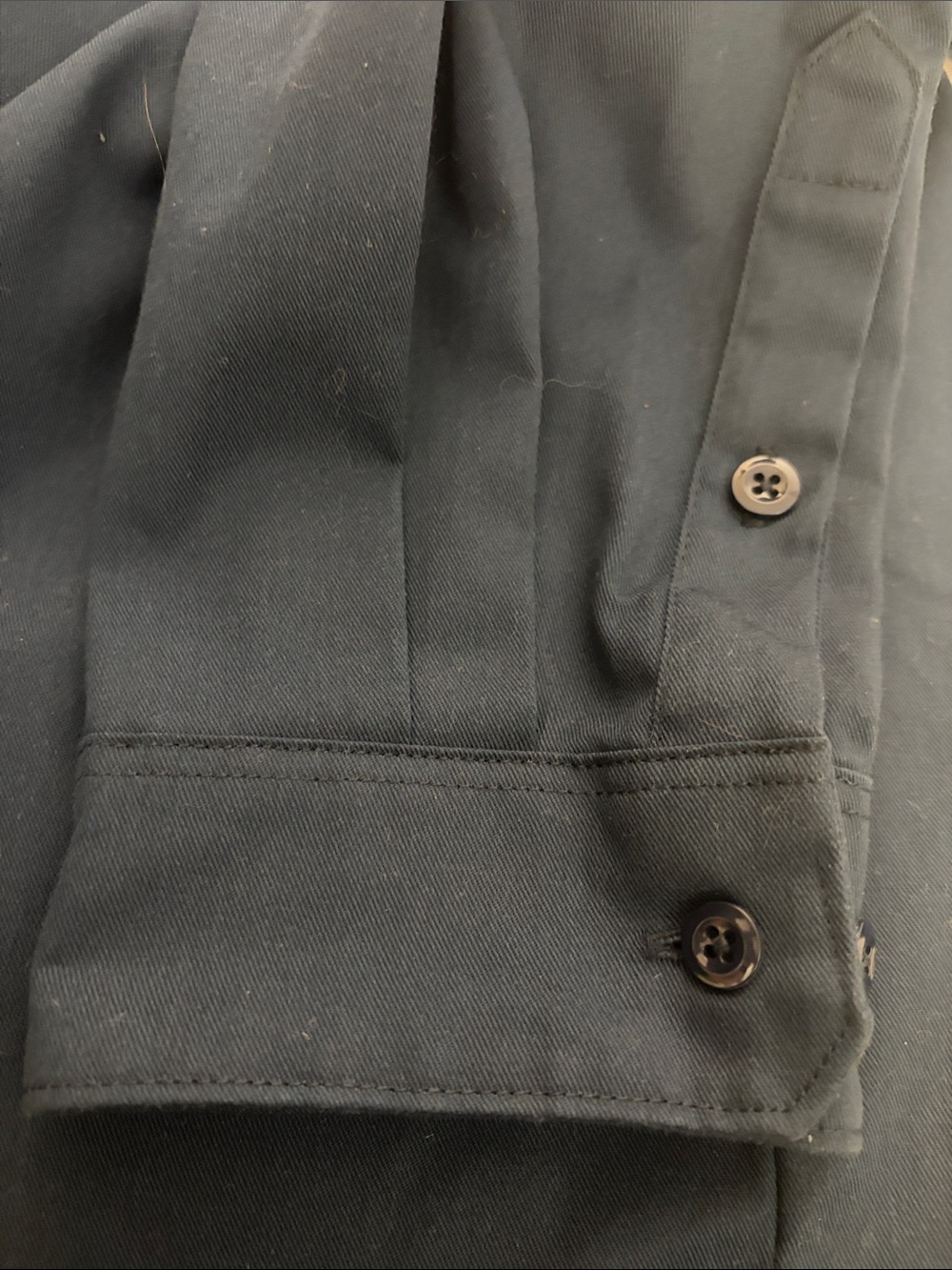 Carhartt Navy Relaxed Fit Shirt Jacket with Gold Logo 2XL - Picture 6 of 8